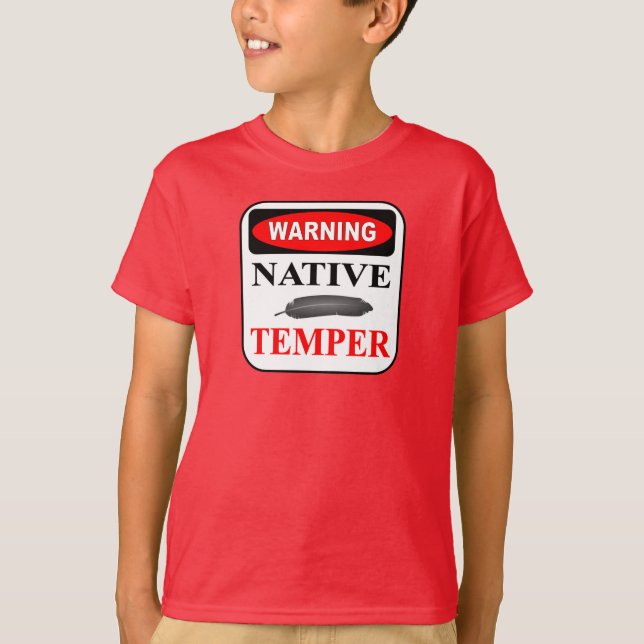 VARNING AV NATIV TEMPER TEE SHIRT (Framsida)