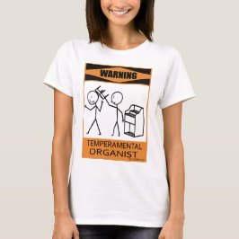 Varning av TemperPrincip-organism T-shirt