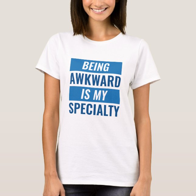 Varning Awkward T Shirt (Framsida)