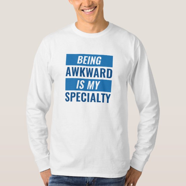 Varning Awkward T Shirt (Framsida)