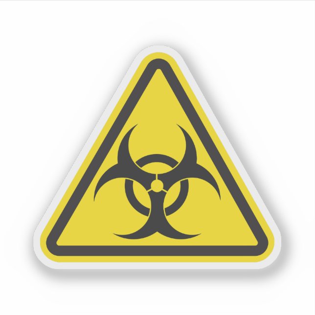 Varning Biohazard -tecken Klistermärken (Framsida)