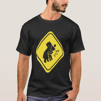 Varning Björn Knuffar T Shirt