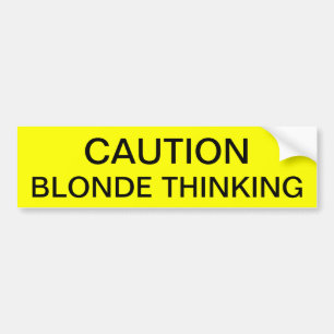 VARNING: BLONDINTECKTANKAR BILDEKAL