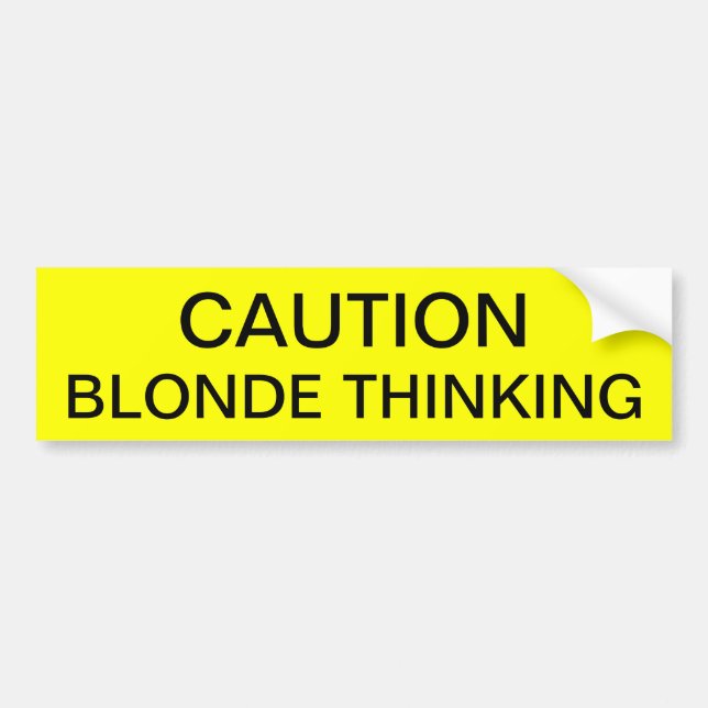 VARNING: BLONDINTECKTANKAR BILDEKAL (Framsidan)
