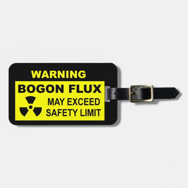 Varning: Bogon Flux Bagagebricka (Horisontell Framsida)
