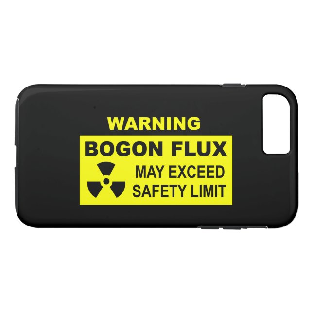 Varning: Bogon Flux Case-Mate iPhone Skal (Baksida (horisontal))