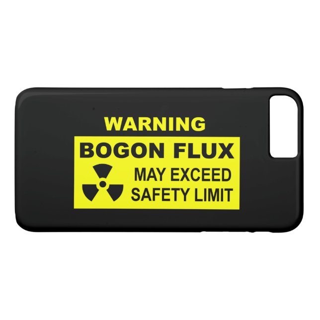 Varning: Bogon Flux Case-Mate iPhone Skal (Baksida (horisontal))