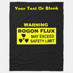 Varning: Bogon Flux Fleecefilt
