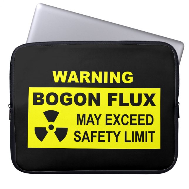 Varning: Bogon Flux Laptop Fodral (Framsidan)