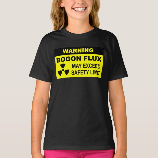 Varning: Bogon Flux T Shirt (Framsida)