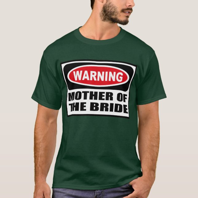 Varning BUDENS MAMMA Manar Mörk T-Shirt (Framsida)