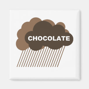 Varning: Choklad regnar Magnet