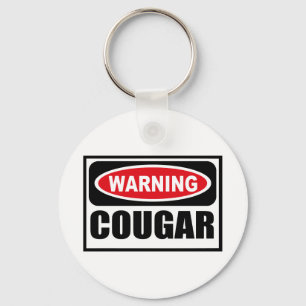 Varning COUGAR-Nyckelring Nyckelring