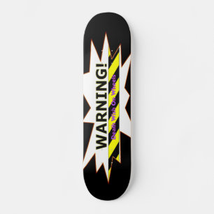 Varning! Dödsönskan på Hjul Skateboard Bräda 21,5 Cm