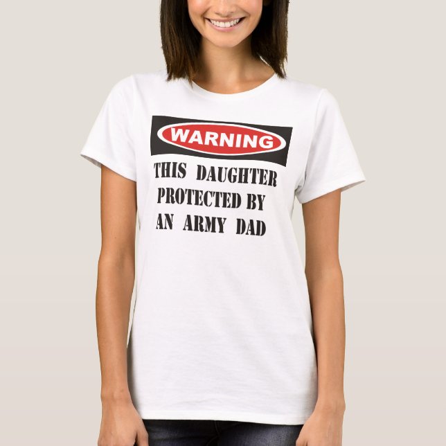 Varning - dotter t-shirt (Framsida)