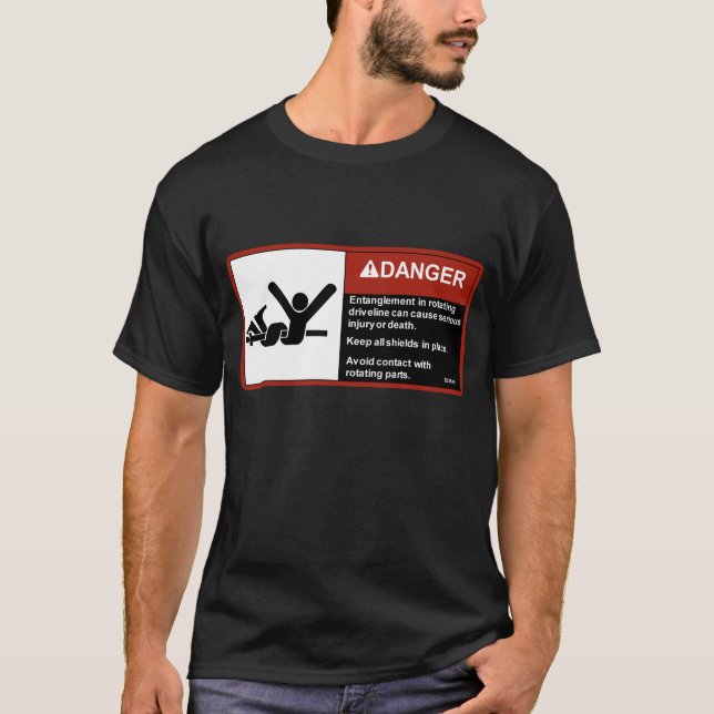 Varning: Driveline T Shirt (Framsida)