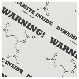 Varning! Dynamite Inside Nitroglycerin Molecule Tyg