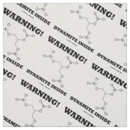 Varning! Dynamite Inside Nitroglycerin Molecule Tyg