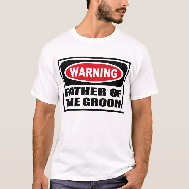 Varning FAR i GROOM T-Shirt (Framsida)