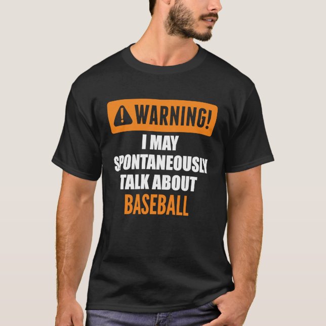 Varning! Får jag spontant prata om basket T Shirt (Framsida)