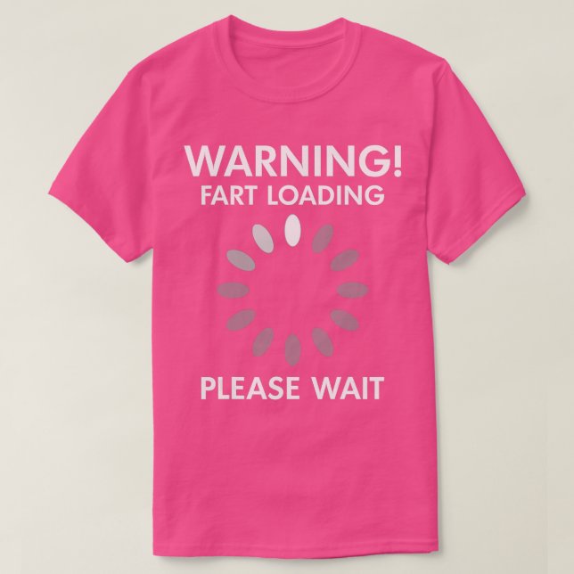 Varning - Fart-inläsning Vänta T Shirt (Design framsida)