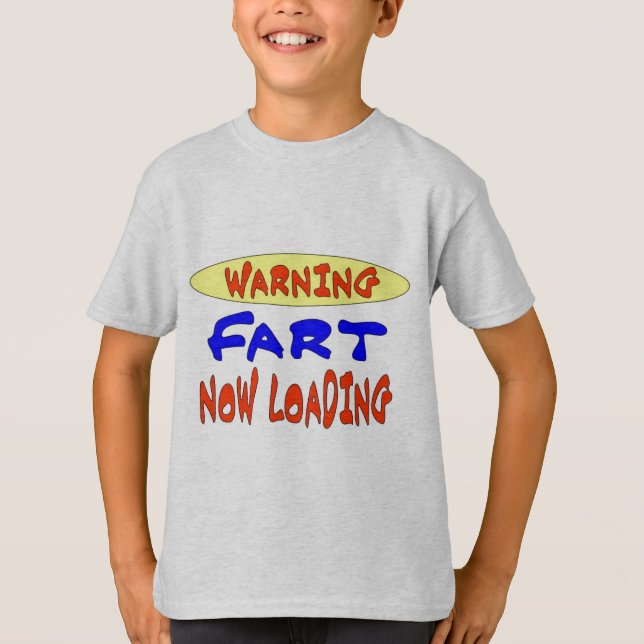 VARNING FART NU LASTNING T SHIRT (Framsida)