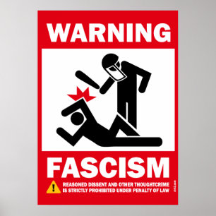 Varning: Fascism Poster