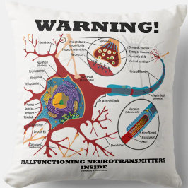 Varning! Felfungerande neurotransmittorer inuti Kudde