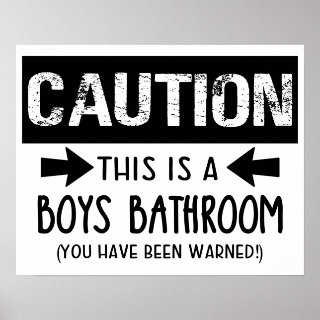 Varning för att det här är en Boys Bathroom-unge. Poster (Framsidan)
