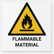 Varning för brandfarliga material,  brandsymbol