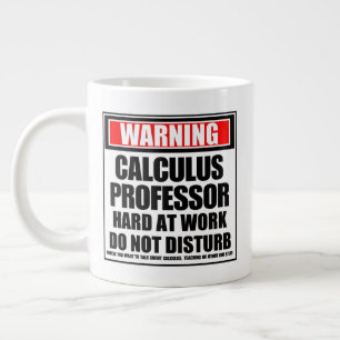 Varning för Calculus-professorn på jobbet Jumbo Mugg
