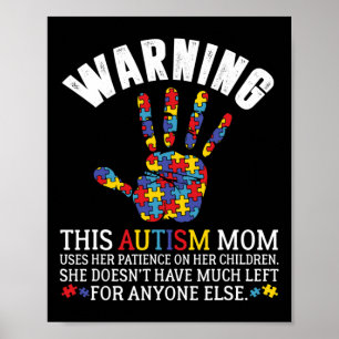 Varning för denna Mamma-Använda-patient hos barn Poster