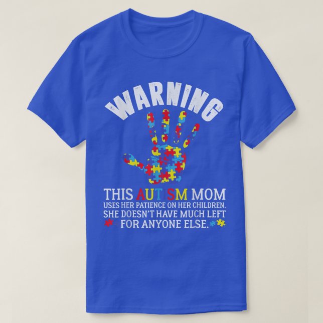 Varning för denna Mamma-Använda-patient hos barn T Shirt (Design framsida)