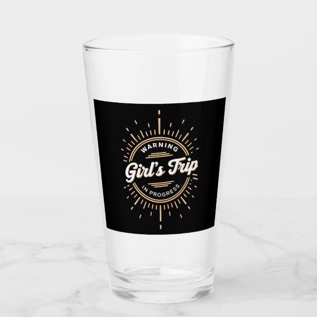 Varning för flickor Resa under pågående sommarseme Glaskopp (Framsida)