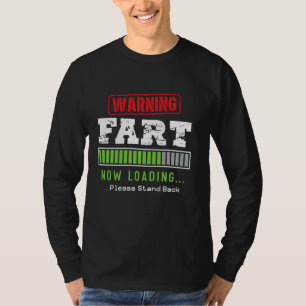Varning för första inläsningen är att stå tillbaka t shirt