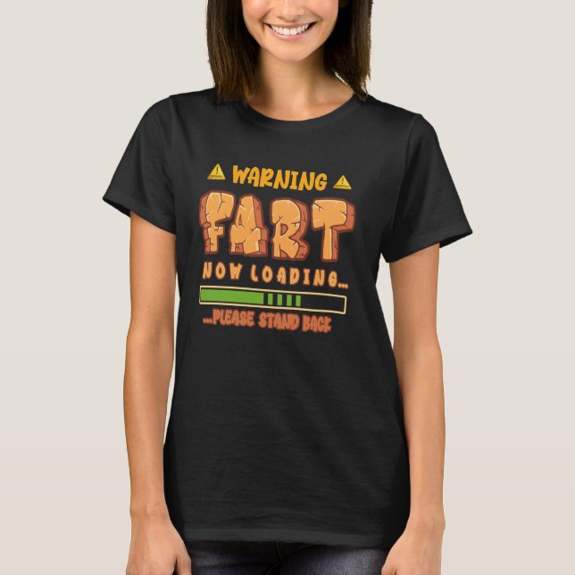 Varning för första inläsningen är att vänta med Hu T Shirt (Framsida)