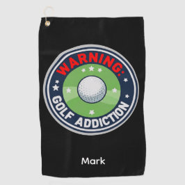 Varning för golf Seriosus missbruk Rolig golfare