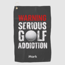 Varning för golf Seriosus tilläggssjukdom Rolig go
