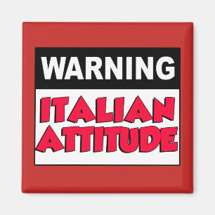 Varning för Italiens inställning Magnet