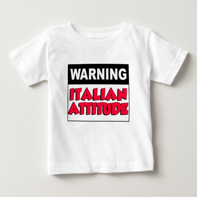 Varning för Italiens inställning T-shirt (Framsida)