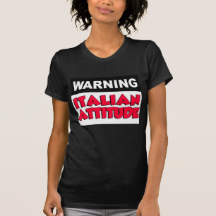 Varning för Italiens inställning T-shirt