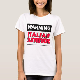 Varning för Italiens inställning T-shirt