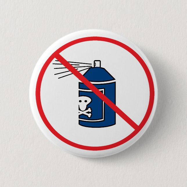 Varning för MCS Många Chemical Sensitivity Disorde Knapp (Framsida)