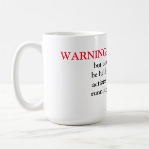 Varning för mugg/offert kaffemugg