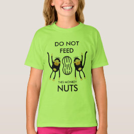 Varning för nötallergi hos barn t shirt