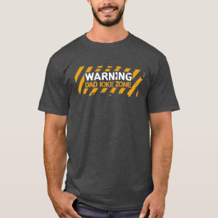 Varning för Pappa-jokering av Zon T-Shirt-textdesi T Shirt