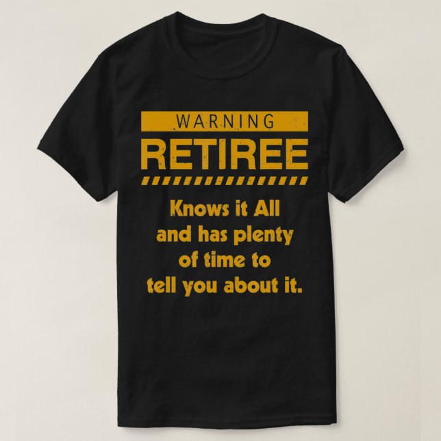 Varning för snålt Pension-gåvor för Wom T Shirt (Design framsida)