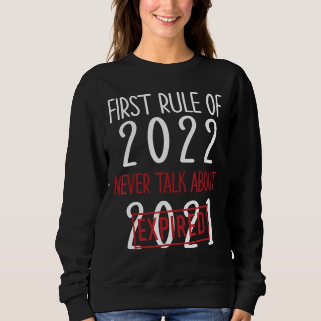 Varning: Första regeln 2022: Funny 2022 T Shirt (Framsida)