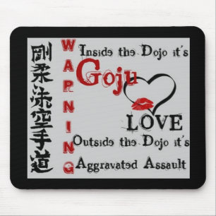 Varning Goju Ryu Karate do Kanji Musmatta