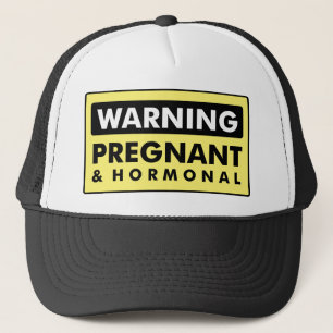 Varning: Gravid & Hormonal Truckerkeps